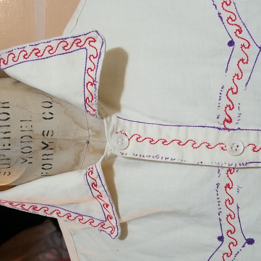 VINTAGE WESTERN COWBOY/GIRL BUTTON DOWN SHIRT SZ 36